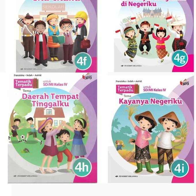 

tematik Erlangga SD kelas 4 F sampai 4 I (4buku)