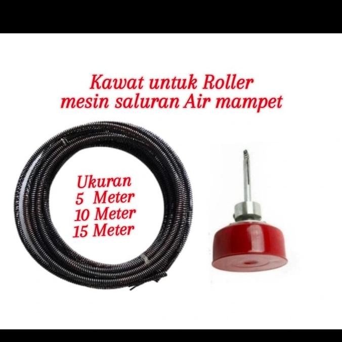 

KAWAT SPIRAL SALURAN AIR MAMPET UNTUK ROLLER MESIN ROOTER SIAP KIRIM