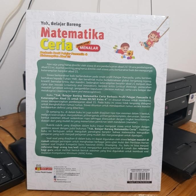 

BUKU BELAJAR BARENG MATEMATIKA CERIA UNTUK SISWA SD/MI KELAS 4 - YRAMA