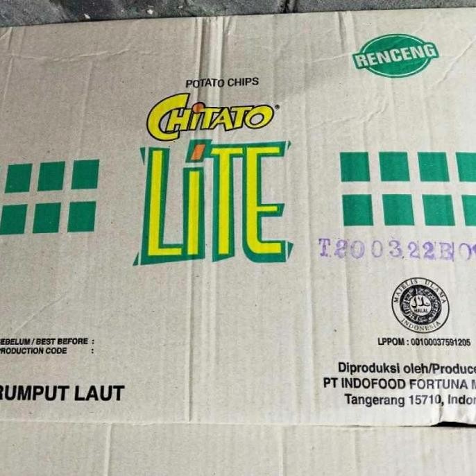 

BIG SALE CHITATO LITE RASA RUMPUT LAUT 60 X 14 GRAM PER DUS !!!!!