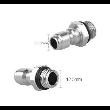 

ADAPTER CONNECTOR TEKANAN TINGGI M14 1.5 MALE 1 4 MALE QUICK CONNECT SIAP KIRIM