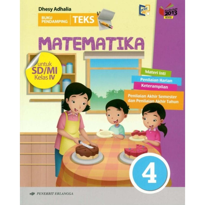 

Buping Buku Pendamping Tematik Terpadu Matematika Kelas 4 SD Erlangga