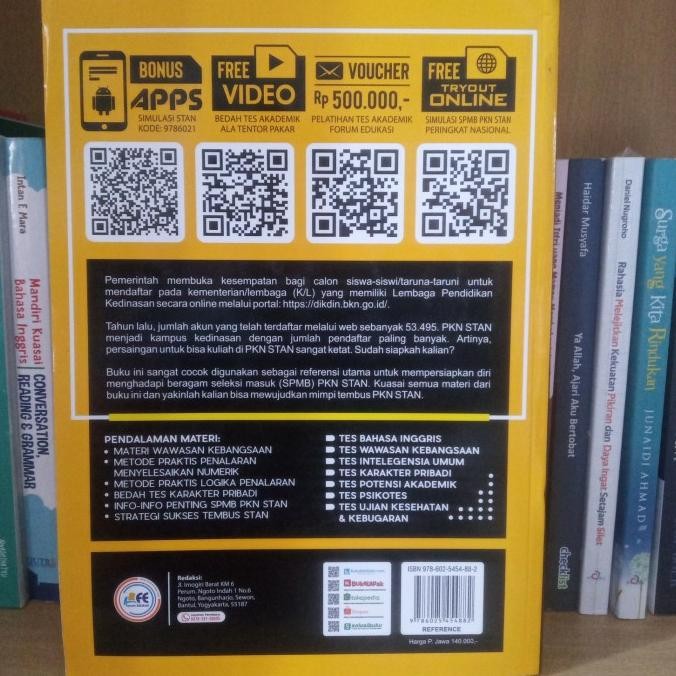 

BUKU BEST SELLER THE KING BEDAH KISI-KISI SPMB PKN STAN 2021