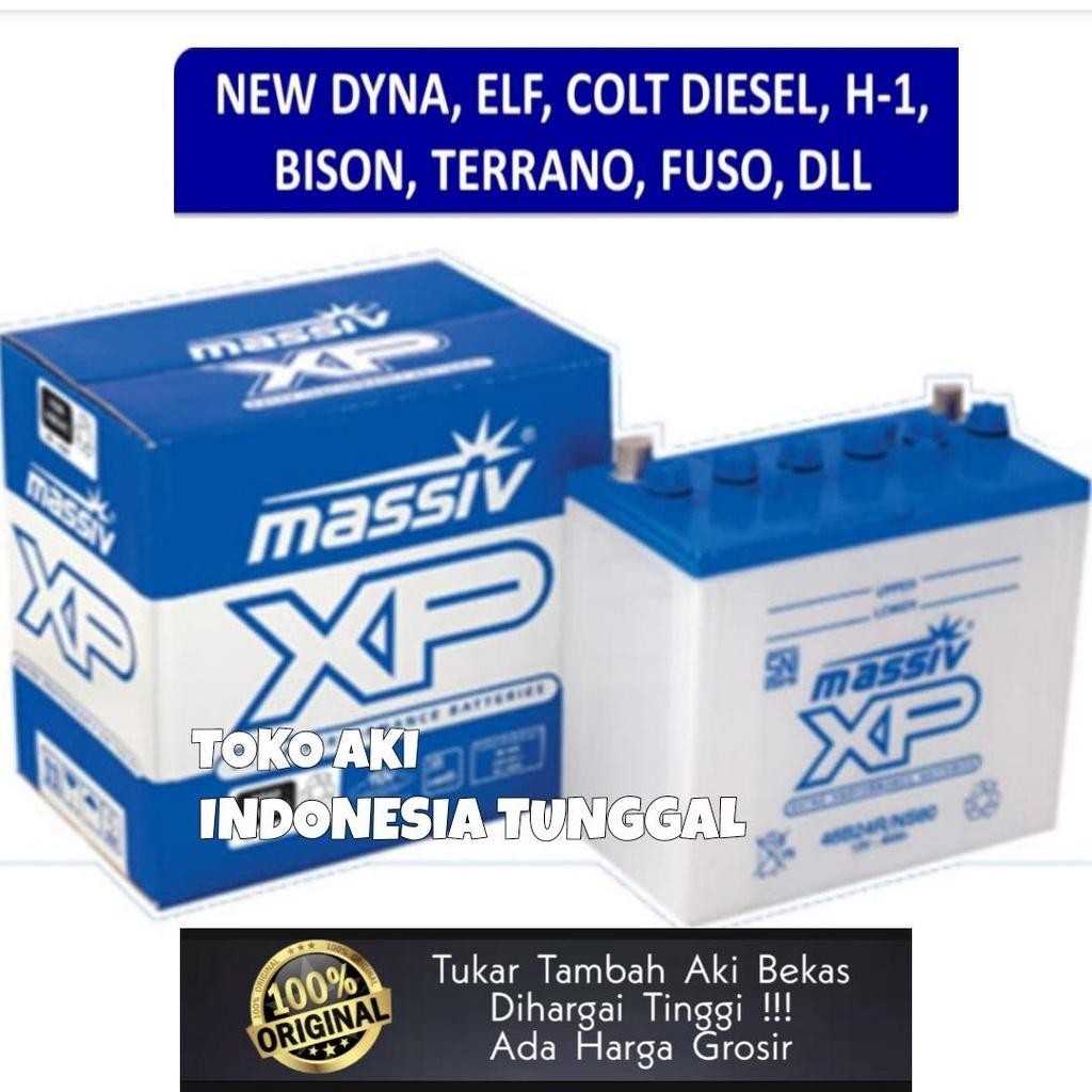 Aki Mobil Massiv Xp N50Z Dyna Colt Diesel Canter Fuso Hino Kijang