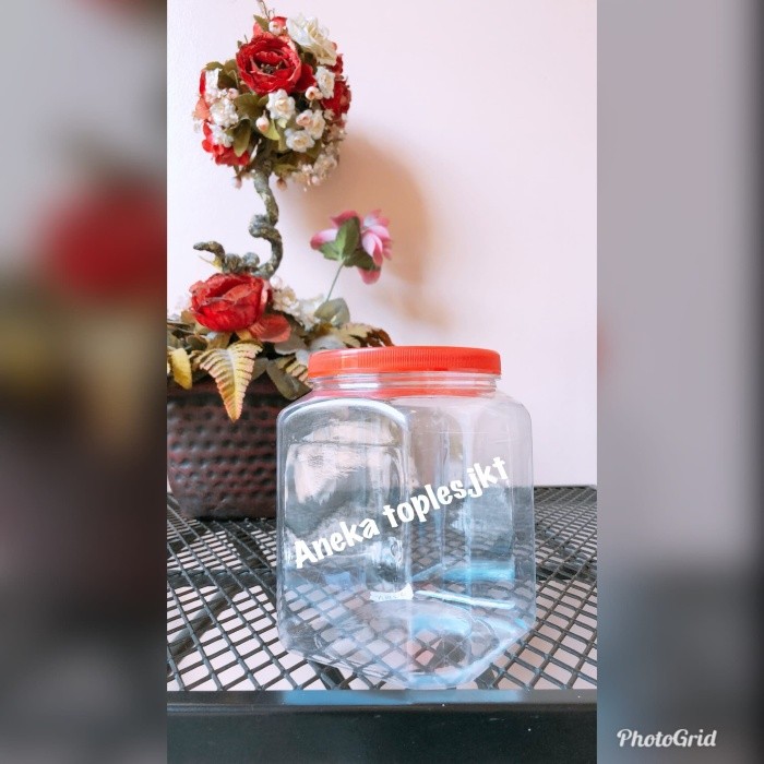 Diskon Toples Plastik Kotak 1L 2301K