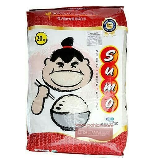 

Beras Sumo Super Premium 20kg 20 kg Kemasan Merah