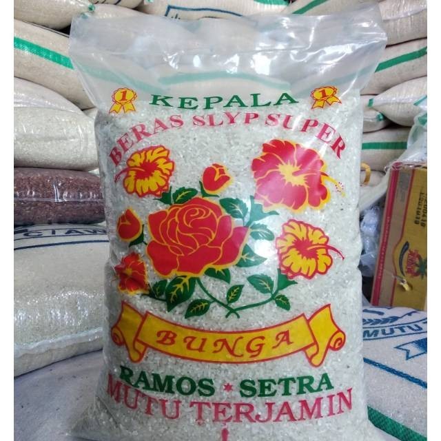 

beras setra ramos cap bunga 10kg