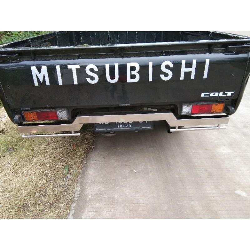 Bemper Belakang Stop Lamp Stenlis L300 Bahan Berkualitas Dan Tebal Tidak Usah Di Ragukan Lagi