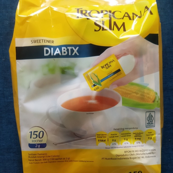 

gula tropicana slim diabtx 150 sachet