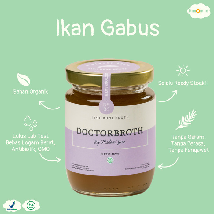 

Doctor Broth - Fish Bone Broth ( Ikan Gabus )
