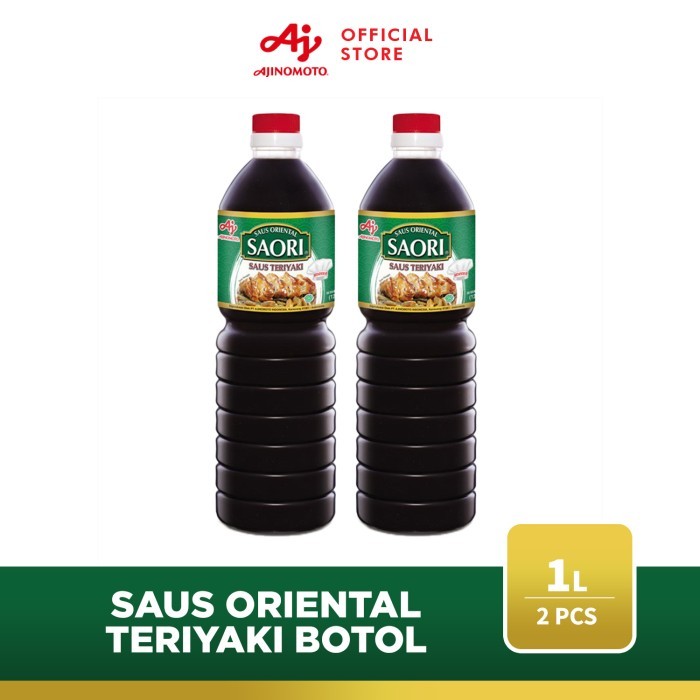 

SAORI Saus Oriental Teriyaki Botol 1 Liter (2pcs)