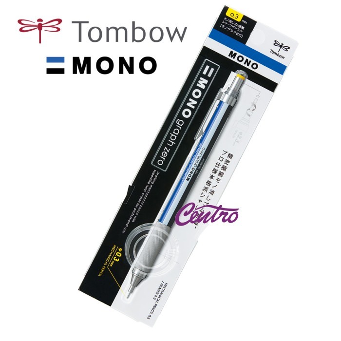 

Tombow Mono Graph Zero 0.3mm Pensil Mekanik 0.3 mm + Eraser 2.3 mm ORI