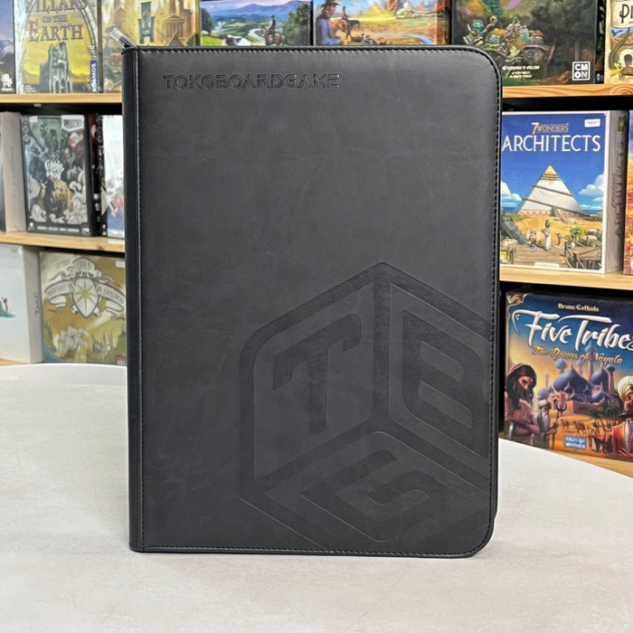 

Premium 9 Pocket PU Leather Binder Zipper Card Album - TBG - TokoBoardGame