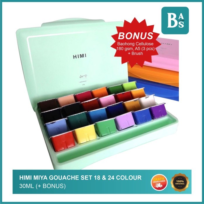 

HIMI MIYA Gouache 24 colour