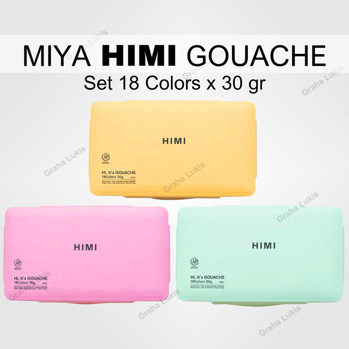 

MIYA HIMI Gouache Set Colour 18 x 30ml