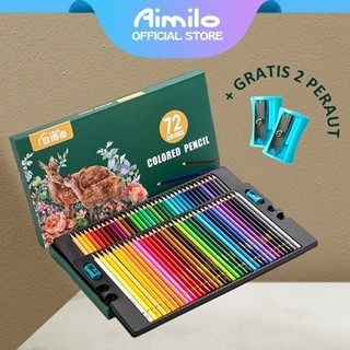 

[READY] Aimilo High Grade Oil Pencil Color Pensil Warna Minyak 48/72/120 Warna