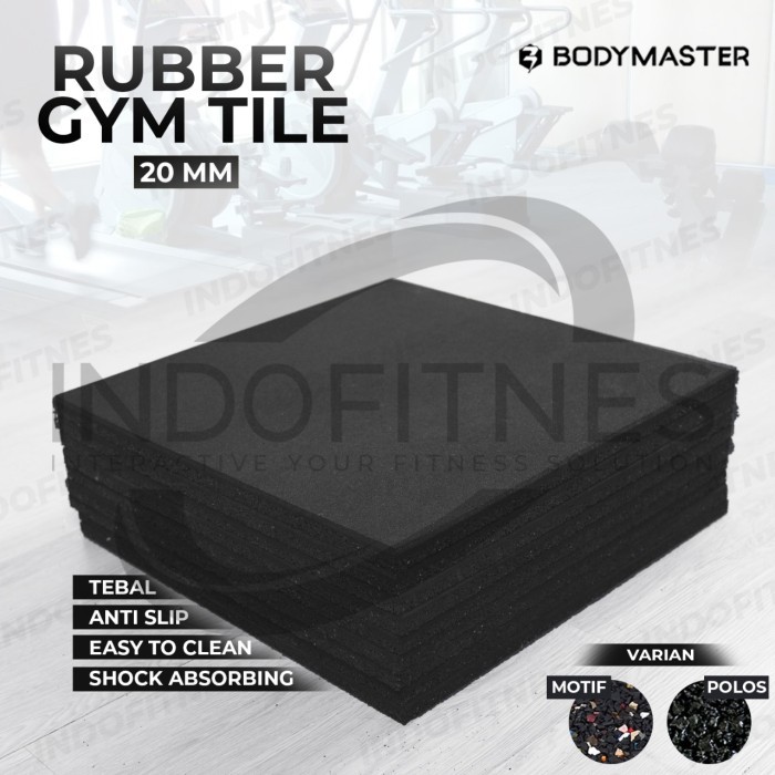BODYMASTER Gym Floor Puzzle Matras Lantai Fitness Gym Mat Rubber Karet