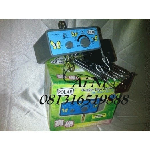Ayunan Bayi Elektrik / Ayunan Bayi Otomatis / Ayunan Bayi Listrik Merk POLAR Type MUSIK