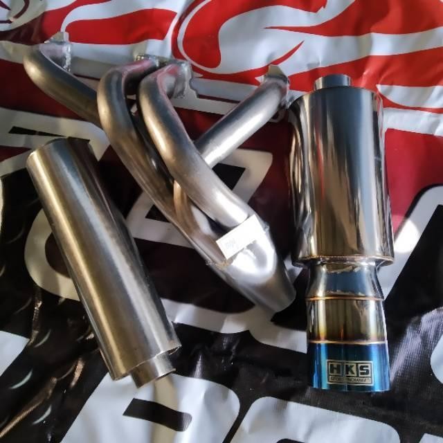 Knalpot Mobil Muffler Set Kijang Super Grand Rover Jantan Raider