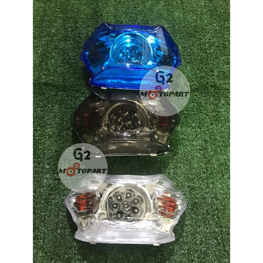 STOPLAMP MIO SPORTY 5TL DAN MIO SMILE CUSTOM SMOKE LED BERKUALITAS / LAMPU STOP BELAKANG MIO SPORTY 