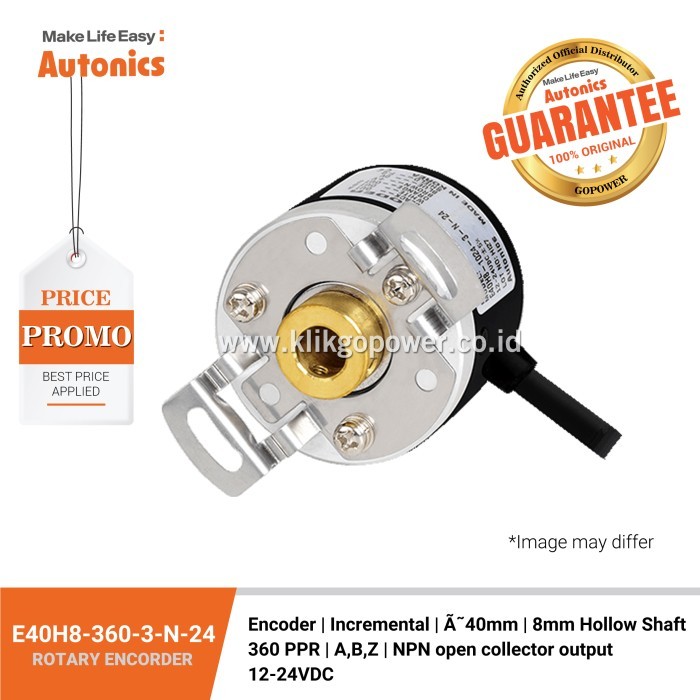 Autonics ROTARY ENCODER E40H8-360-3-N-24