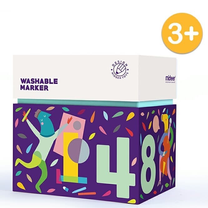 

Washable Marker Mideer 48pcs