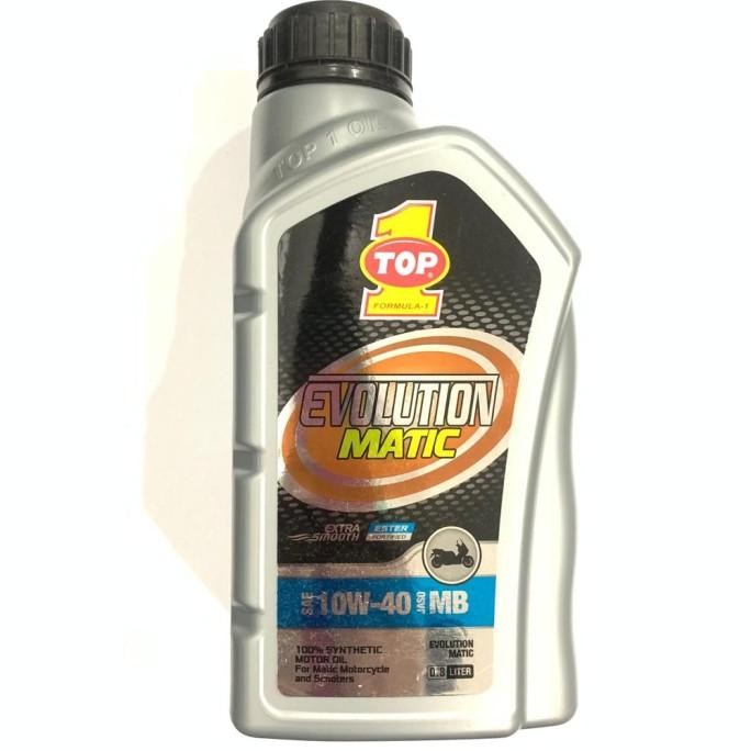 OLI MOTOR MATIC TOP 1 SMO ESTER EVOLUTION MATIC SAE 10W40 800ML ORI Berkualitas