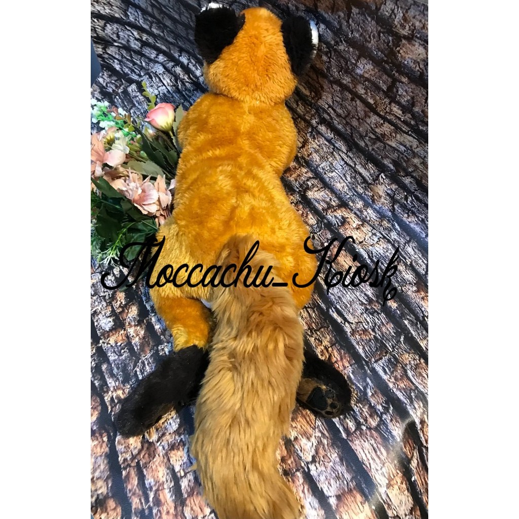 TERPERCAYA Sunlemon Plush Doll HizaKitzune Fox Brown/boneka rubah coklat