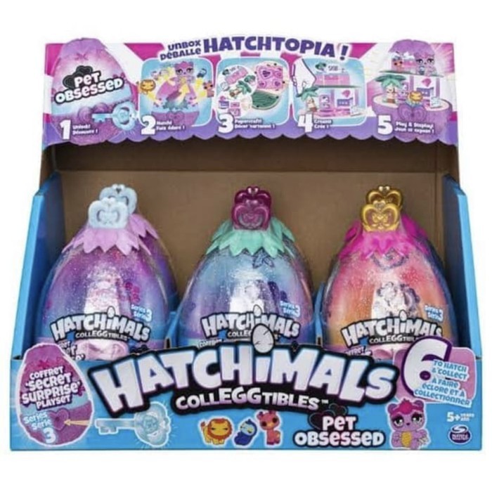 BERMUTU HATCHIMALS COLLEGGTIBLES SECRET SURPRISE PET OBSESSED HATCHT