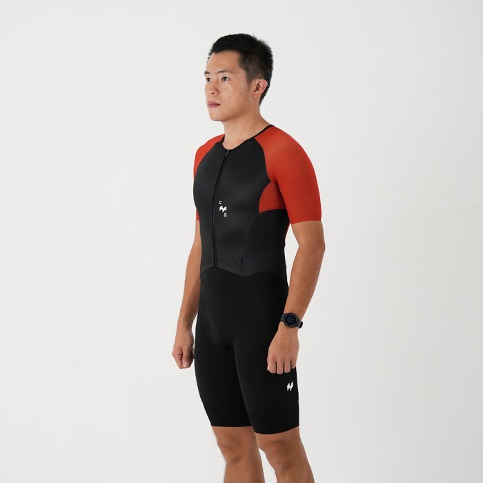 Men'S Tri Suit Common Spot Sotw Brick- Triathlon Series Terbaru