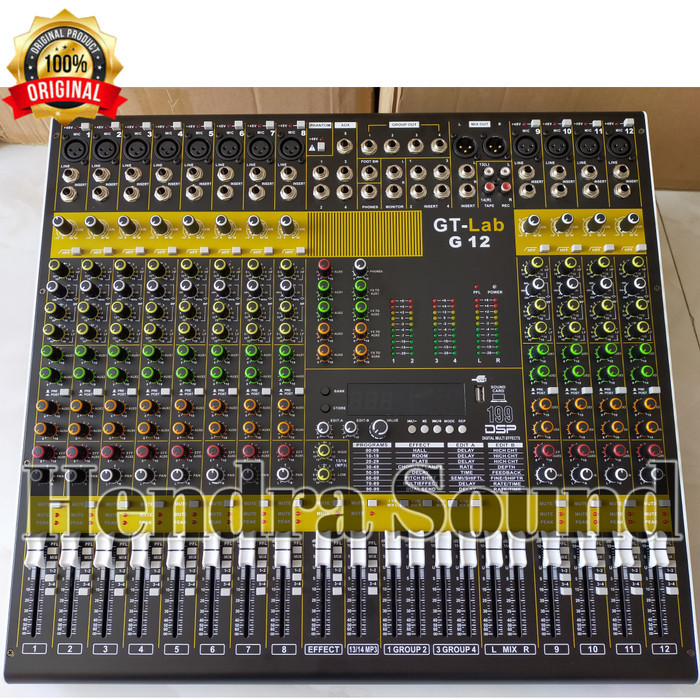 Mixer Audio Gt-Lab G12 Gt Lab 12 Ch By Rdw