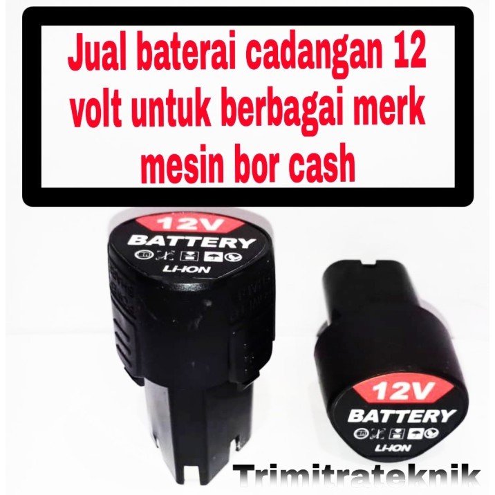 BERKUALITAS Spare Part Baterai 12V JLD Bor Baterai JLD 12V Original Baterai