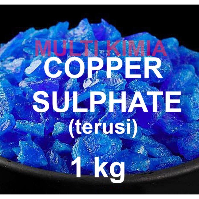 Terusi / Copper Sulphate / Cuso4 1 Kg Obral