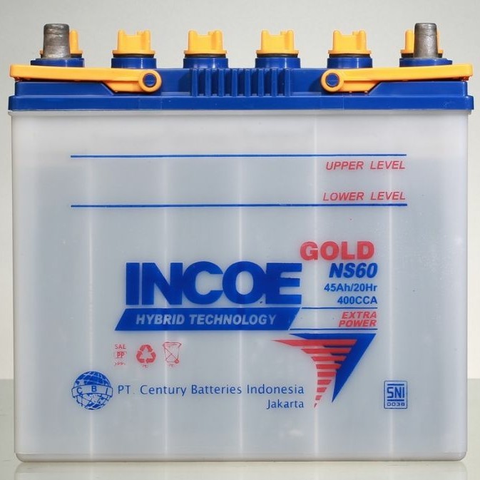Aki Mobil Apv Incoe Gold Ns60 (45Ah)