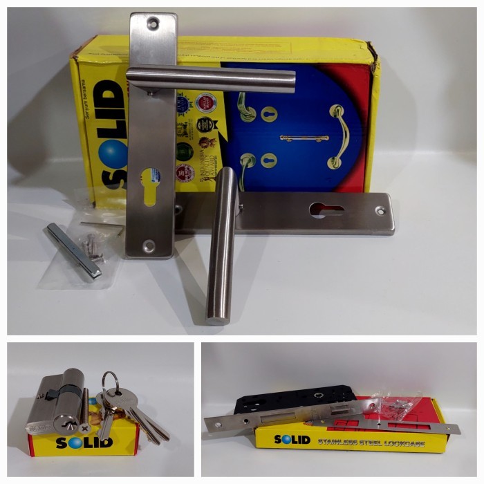 Kunci pintu solid HP 61.41 US32D / Kunci pintu stainless SOLID