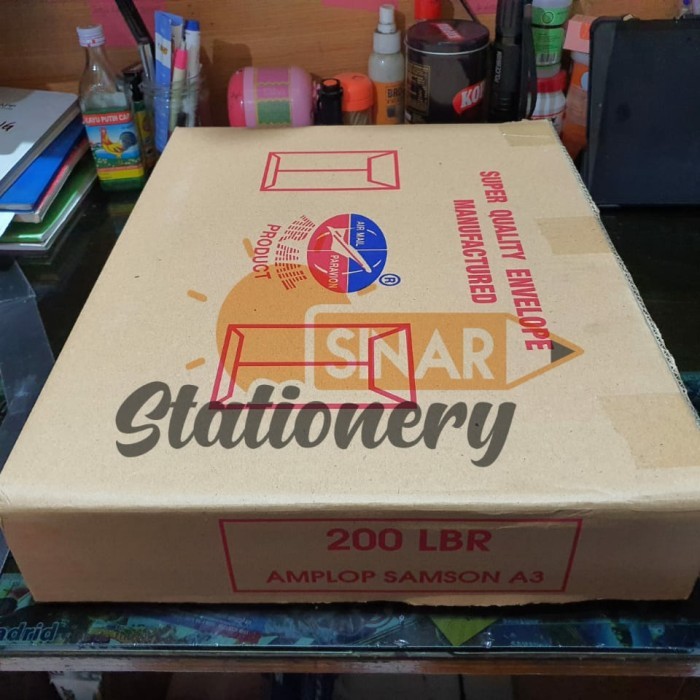 

Sale Amplop Coklat A3 Merk Airmail 1Pak Isi 200Pc