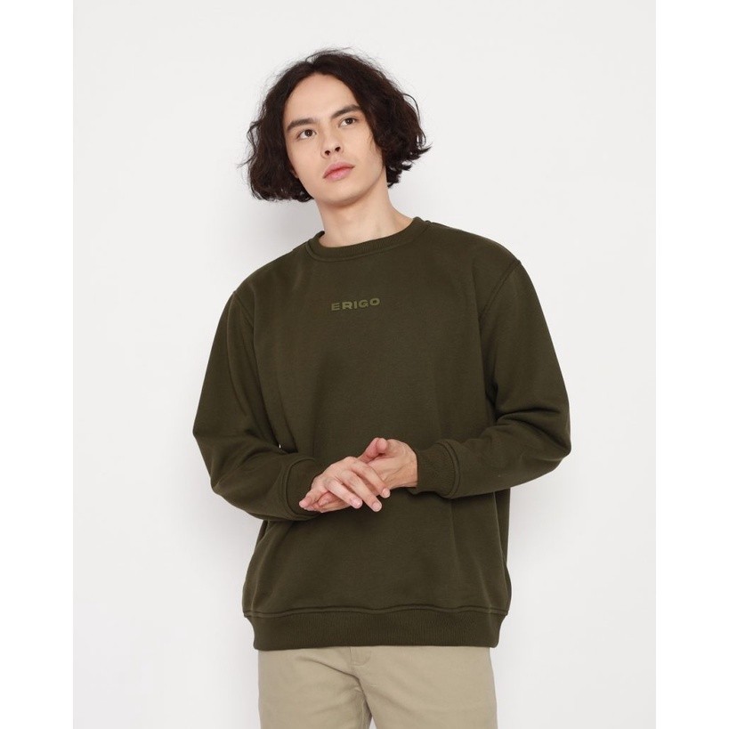 Erigo Sweatshirt Aleta Army Green Unisex