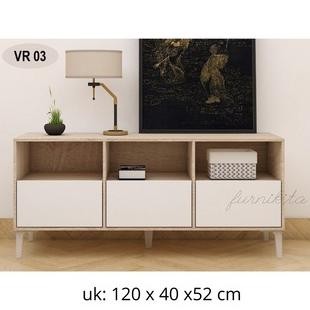 RAK BUFFET TV SERBAGUNA MINIMALIS VR03 120CM