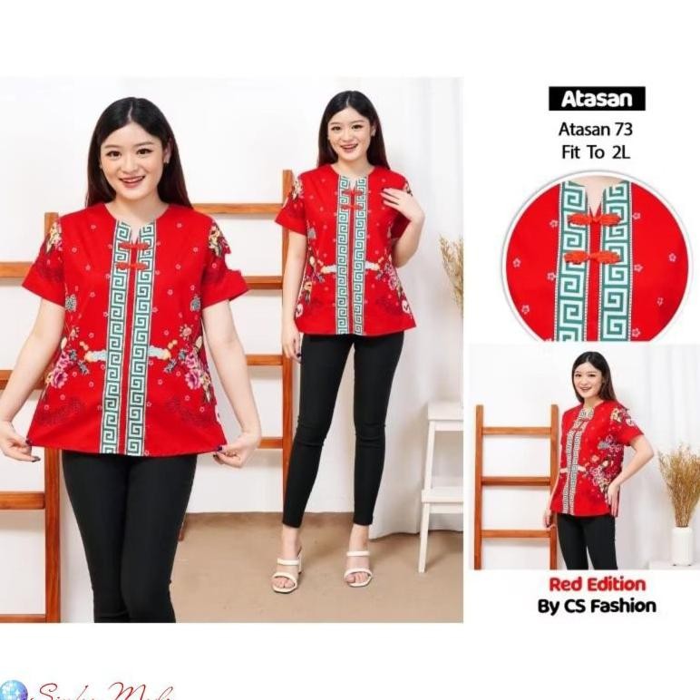 WET Blouse Sincia Imlek Cheongsam Batik