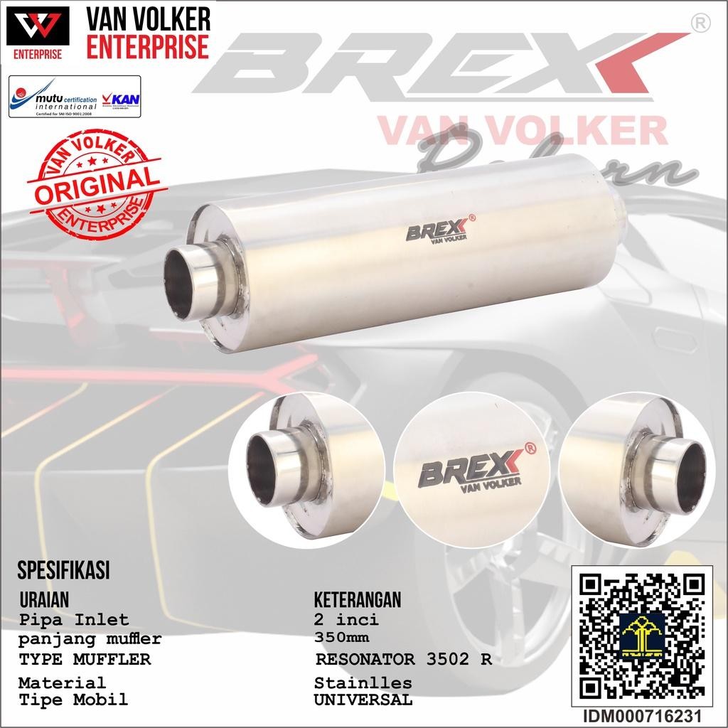 Resonator Knalpot Mobil Brexx Vanvolker Type Resonator 3502 R