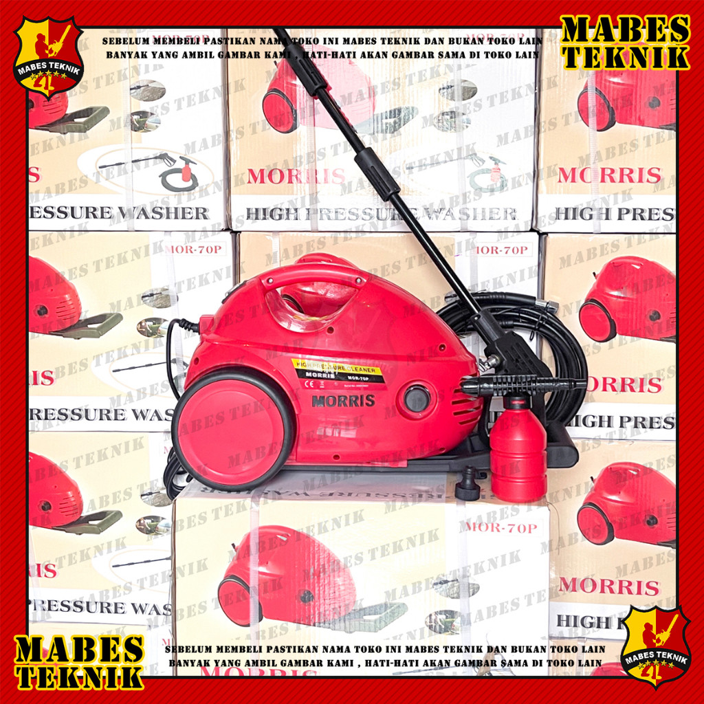 MESIN CUCI AC STEAM CUCI MOBIL MORRIS 70P MORRIS MOR 70 P JET CLEANER