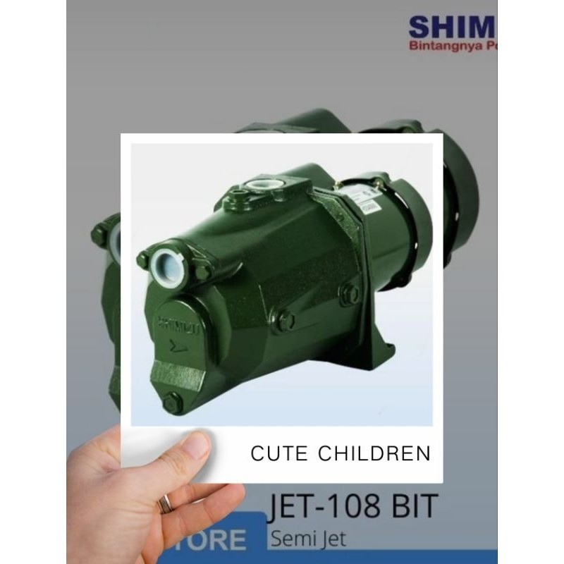 SHIMIZU SEMI JET-108BIT MESIN POMPA AIR SEMI JET