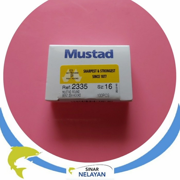 Kail Mata Pancing Mustad 2335 No 16 Putih Murah