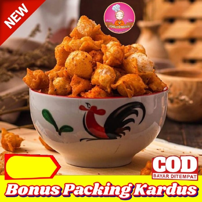 

[1Kg] Siomay Kering Original / Somay Kering Mini Cemilan Ribhun