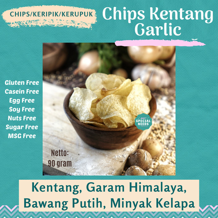 

Keripik Kentang Non MSG - dgn Garam Himalaya - Diet Special Needs OBRAL