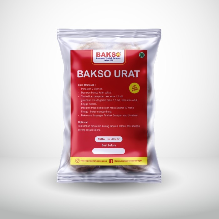 

Bakso Lapangan Tembak Senayan - Bakso Urat isi 20 TERLENGKAP