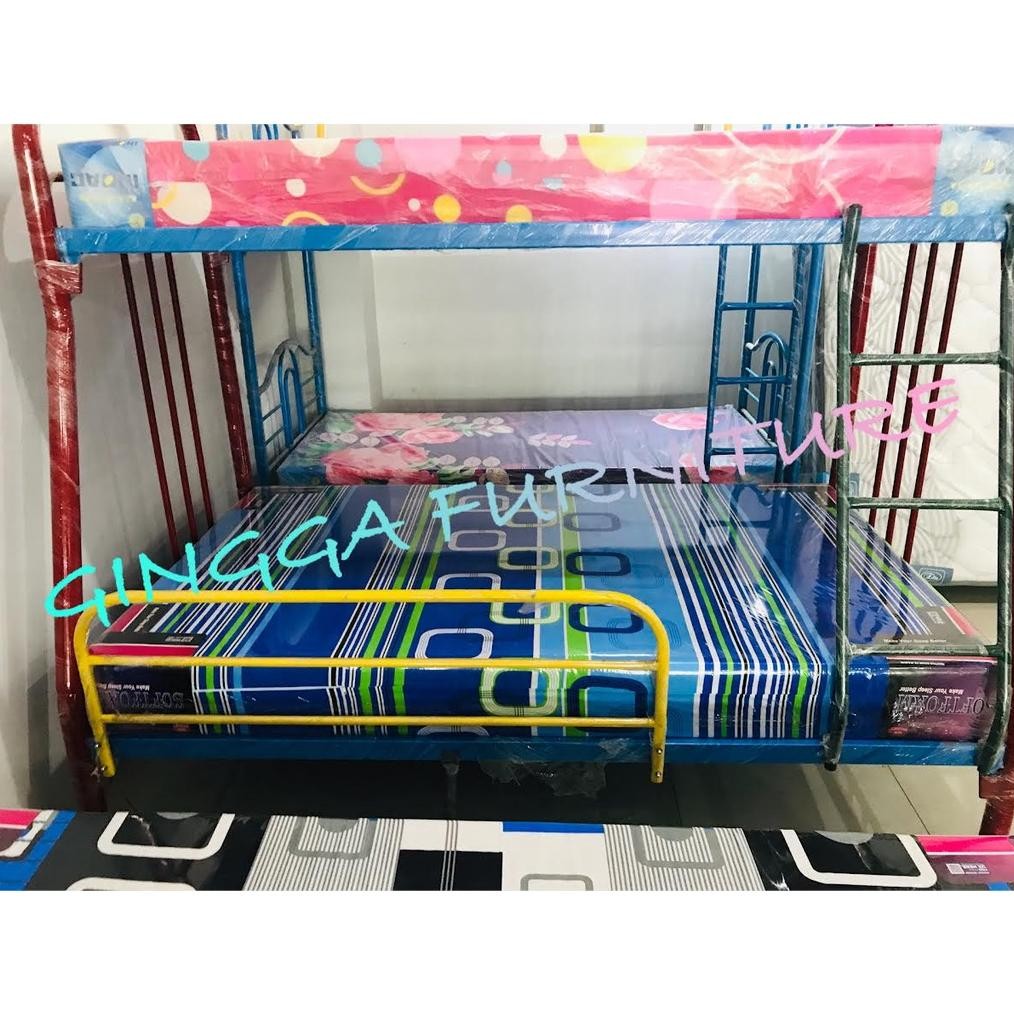 RANJANG TINGKAT BESI TEMPAT TIDUR TINGKAT BESI MINIMALIS RANJANG SUSUN BESI MINIMALIS