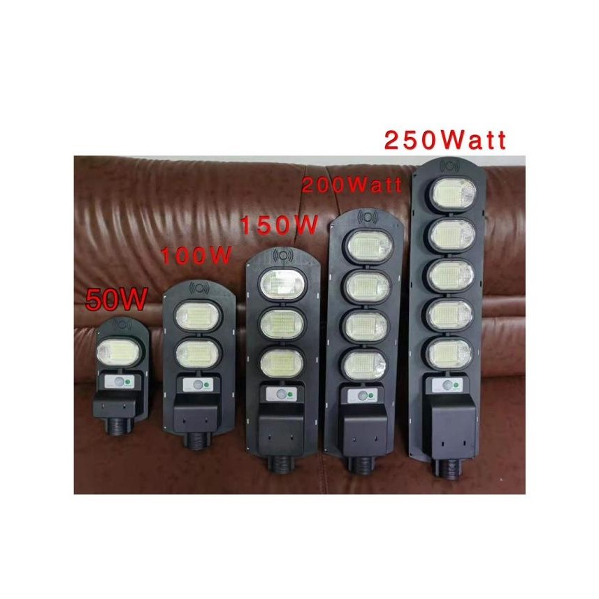 LAMPU JALAN LED SOLAR PANEL 100Watt Lampu PJU LED 100W remote