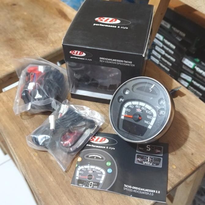 :<:<:<:<] Speedometer Digital Vespa NPX LML Original SIP Layar Black