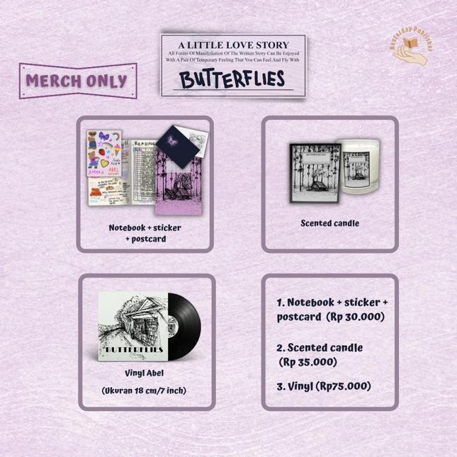 HOT SALE Ready Stock Merchandise Butterflies Penulis ALE [ALESACAKES]